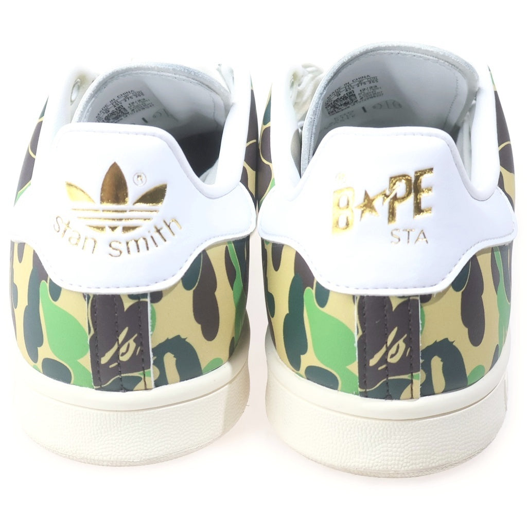 adidas(アディダス) ×A BATHING APE STAN SMITH ABC CAMO ア ベイシングエイプ スタンスミス カモ柄 ローカットスニーカー マルチ US9.5/27.5cm IG8949