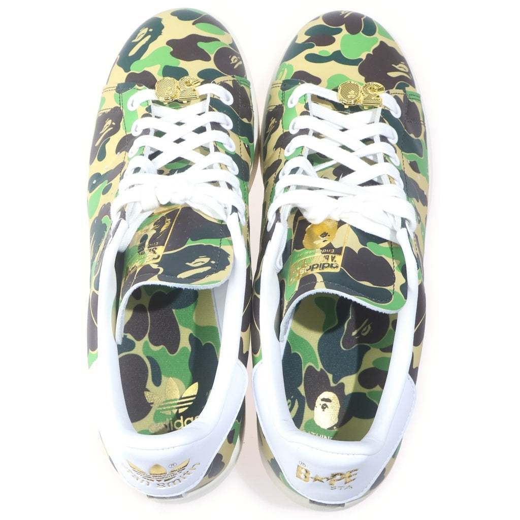 adidas(アディダス) ×A BATHING APE STAN SMITH ABC CAMO ア ベイシングエイプ スタンスミス カモ柄 ローカットスニーカー マルチ US9.5/27.5cm IG8949