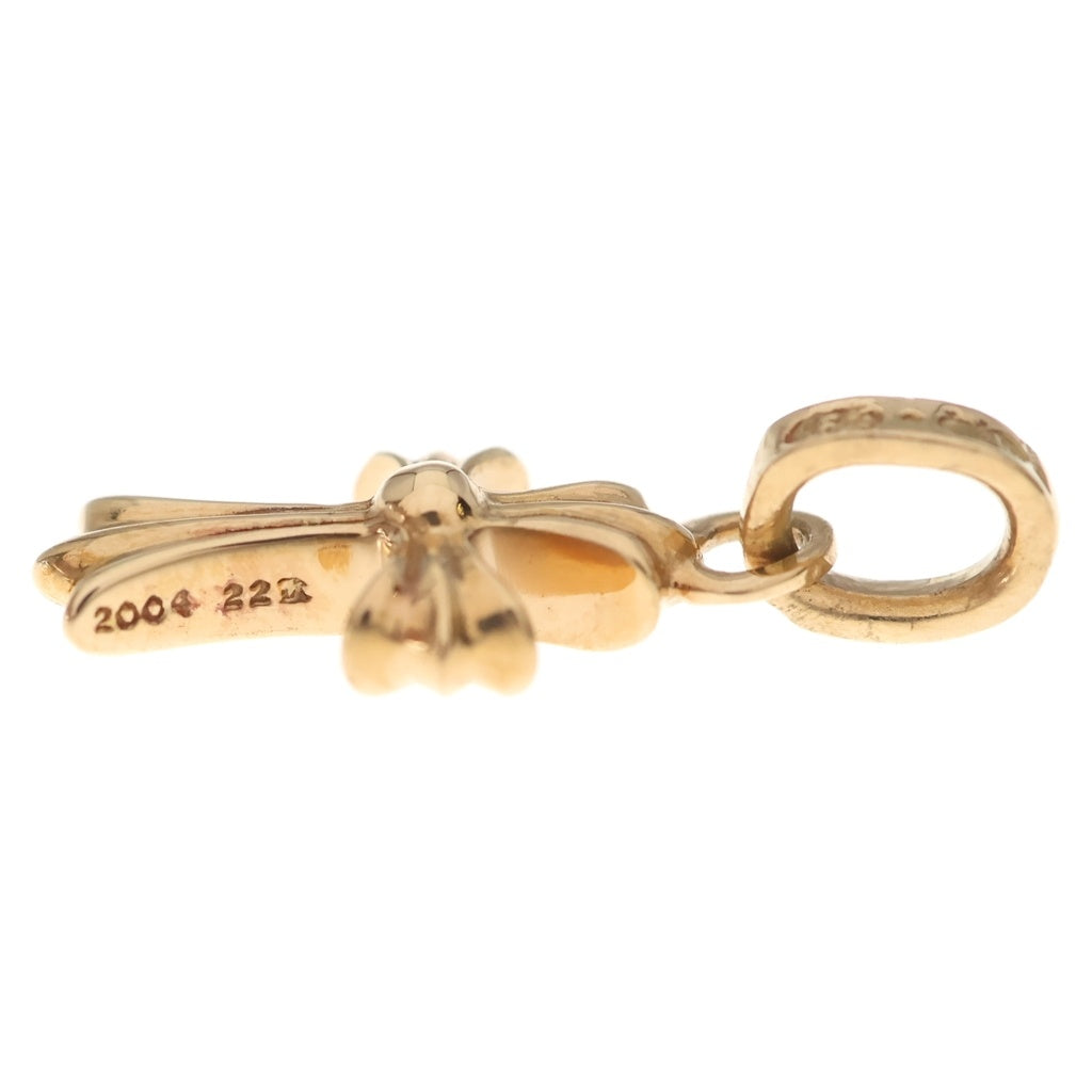 CHROME HEARTS(クロムハーツ) 22K CRS BBYFAT P/DIA ベイビーファットクロス PAVEダイヤ ペンダントトップ ゴールド BCA035 レディース