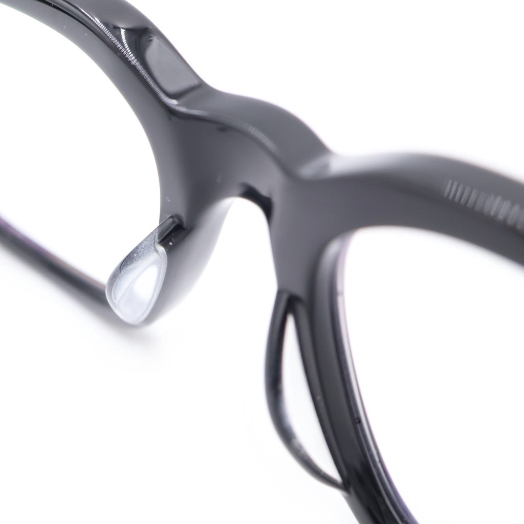 CHROME HEARTS(クロムハーツ) COX UCKER CHクロステンプル ウェリントンアイウェア 眼鏡 ブラック/ゴールド