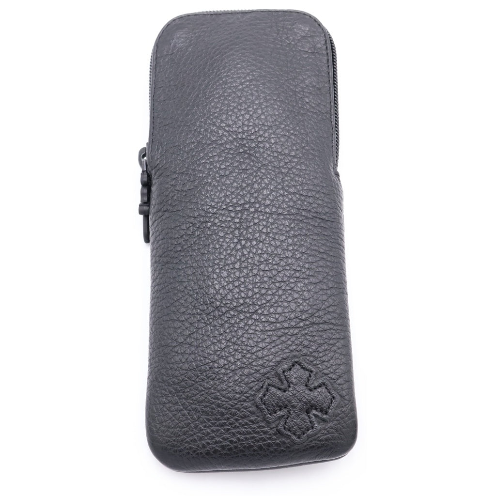 CHROME HEARTS(クロムハーツ) COX UCKER CHクロステンプル ウェリントンアイウェア 眼鏡 ブラック/ゴールド