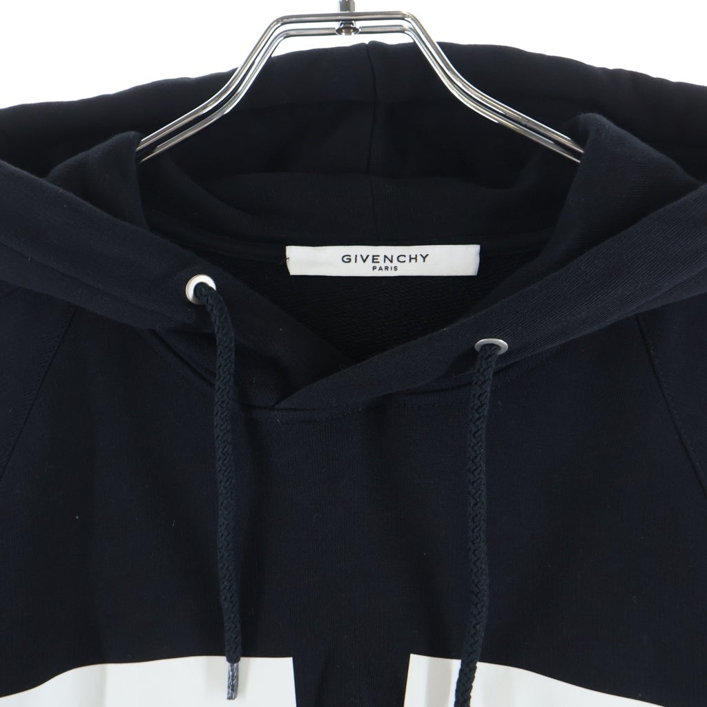 GIVENCHY(ジバンシィ) リフレクティブ ブランドロゴ プルオーバーパーカー フーディ ブラック BM70HH30AF