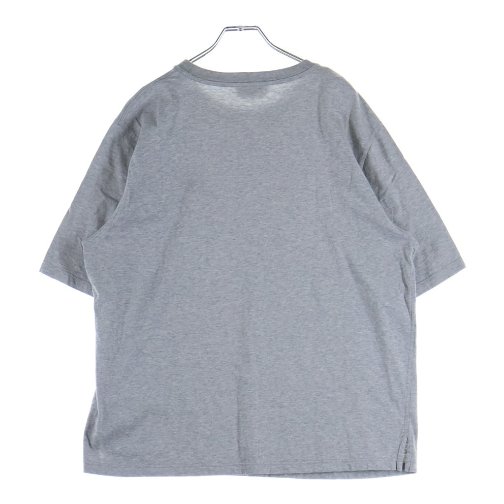 HERMES(エルメス) パズル・エケストル ミニレザーパッチ 半袖Tシャツ カットソー グレー