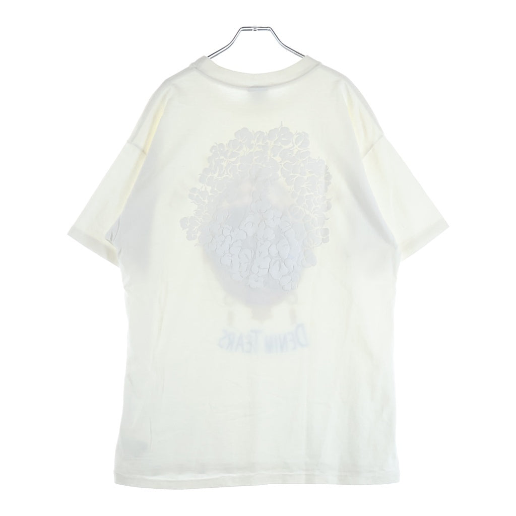 READY MADE(レディメイド) 22SS×DENIM TEARS COTTON WREATH TEE デニムティアーズ 両面プリント 半袖Tシャツ カットソー ホワイト RE-DT-WH-00-00-12