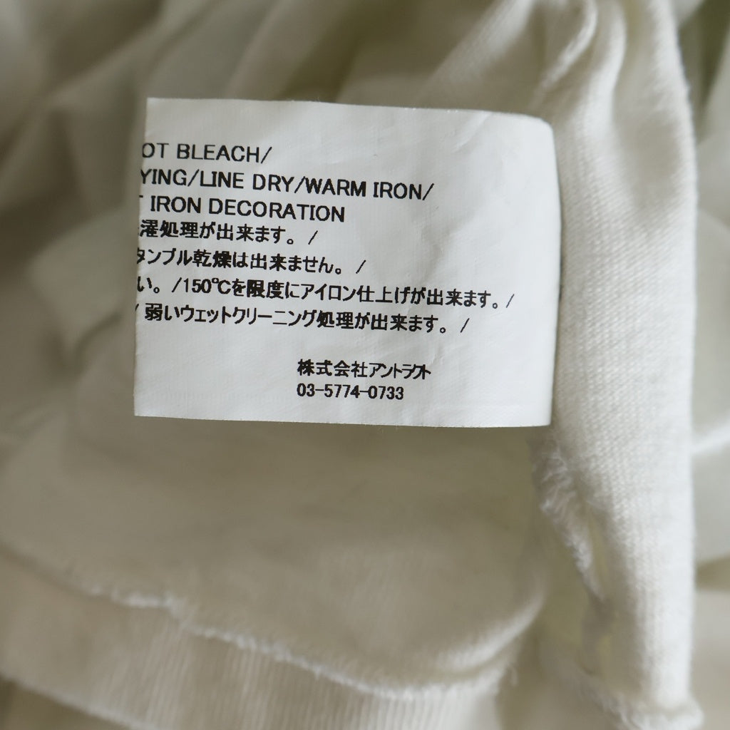 READY MADE(レディメイド) 22SS×DENIM TEARS COTTON WREATH TEE デニムティアーズ 両面プリント 半袖Tシャツ カットソー ホワイト RE-DT-WH-00-00-12