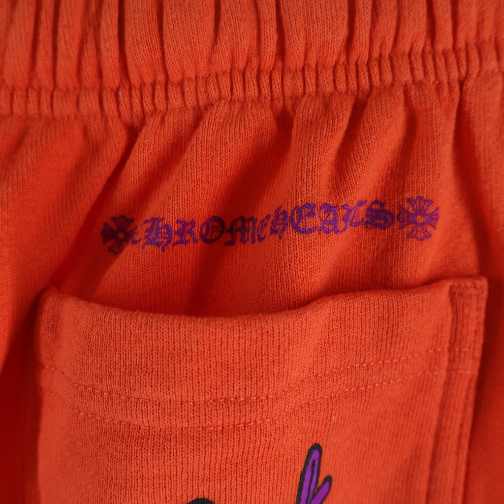 CHROME HEARTS(クロムハーツ) ×MATTY BOY Sadistic Lipstick Half Pants マッティボーイ サディスティック リップスティック クロスボール チョンパー刺繍 ハーフパンツ ショーツ レッド