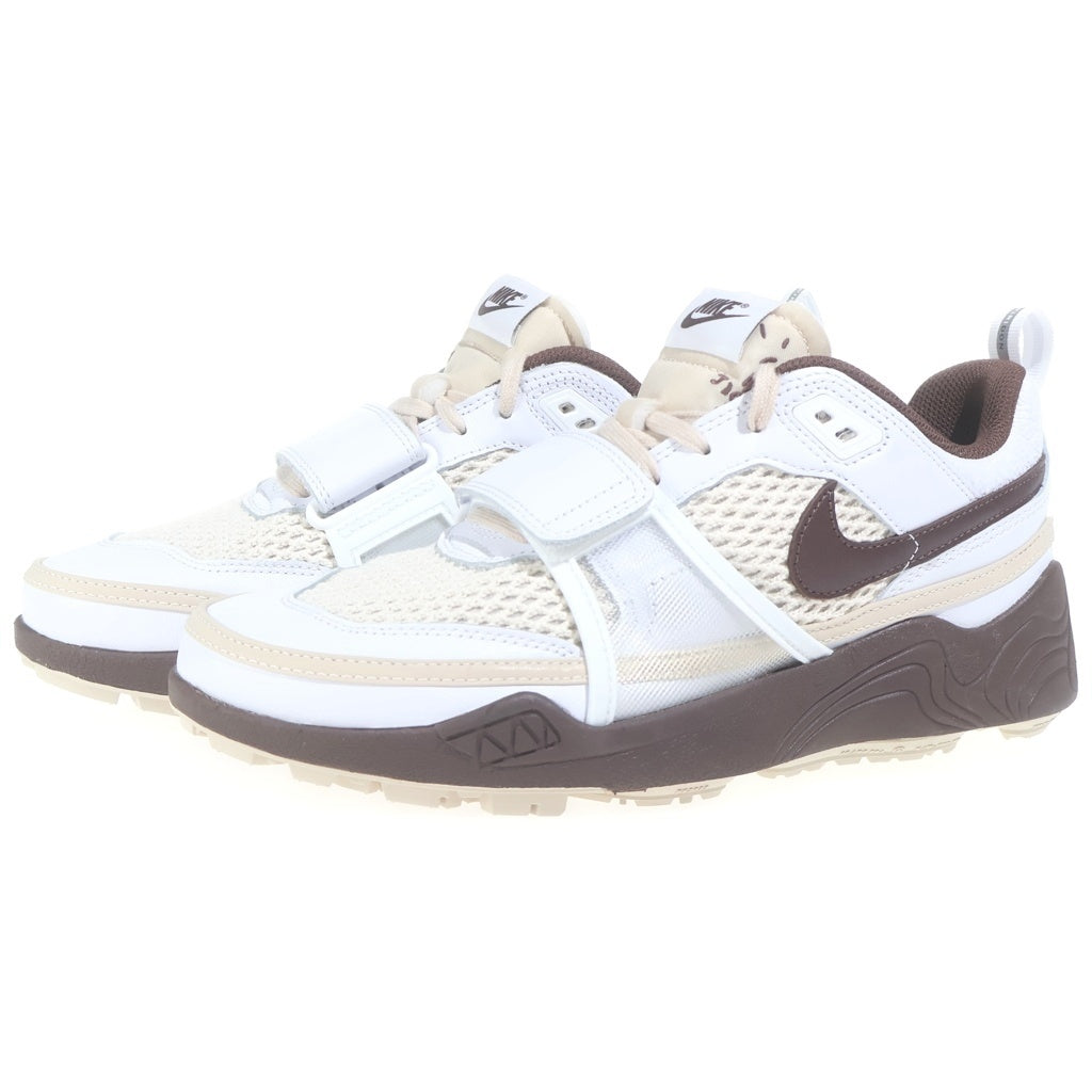 NIKE(ナイキ) ×TRAVIS SCOTT Zoom Field Jaxx トラヴィススコット ズームフィールドジャックス ローカットスニーカー ブラウン/ホワイト US9/27cm HQ3073-100 HQ3073-100
