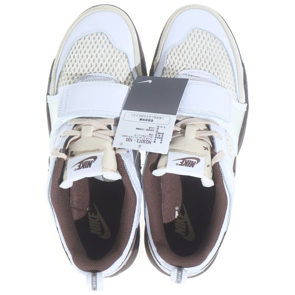 NIKE(ナイキ) ×TRAVIS SCOTT Zoom Field Jaxx トラヴィススコット ズームフィールドジャックス ローカットスニーカー ブラウン/ホワイト US9/27cm HQ3073-100 HQ3073-100