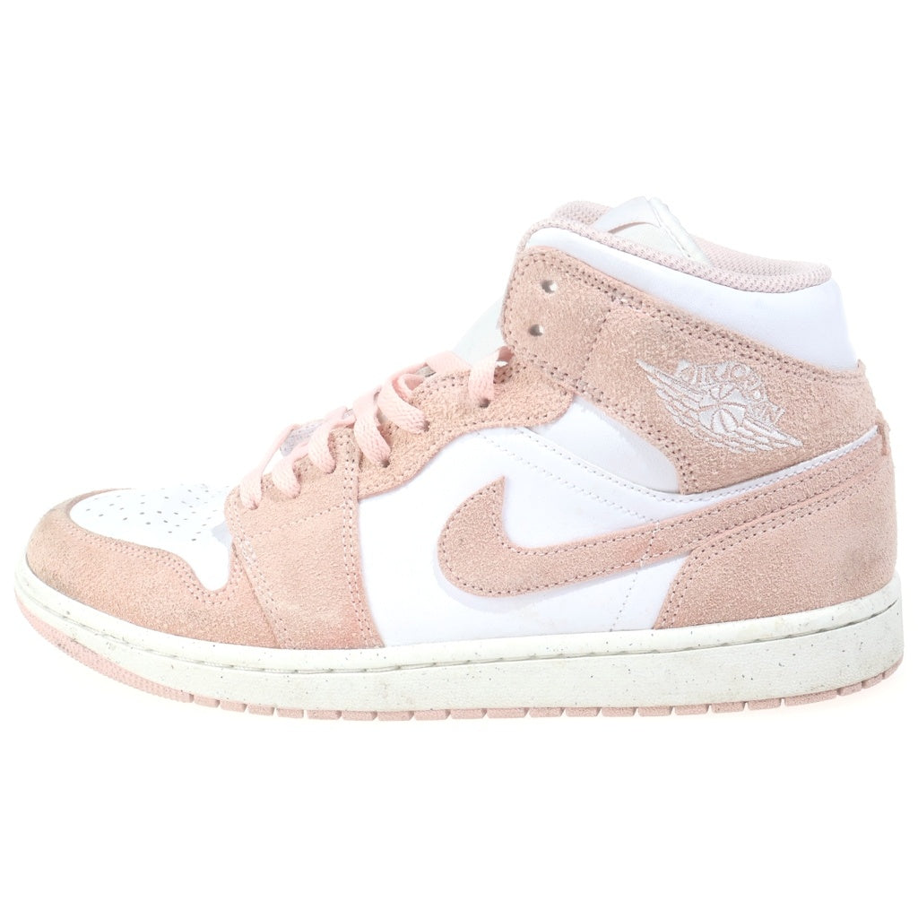 NIKE(ナイキ) AIR JORDAN 1 MID SE エアジョーダン1 ハイカットスニーカー ピンク FN5215-161