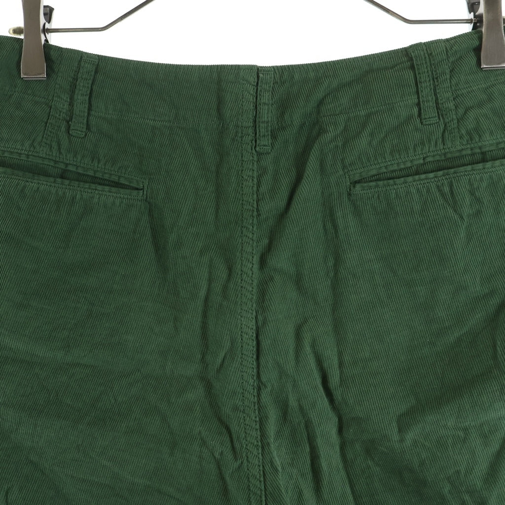 HUMAN MADE(ヒューマンメイド) 23SS Corduroy Shorts ハートロゴ コーデュロイ ショーツ ハーフパンツ グリーン