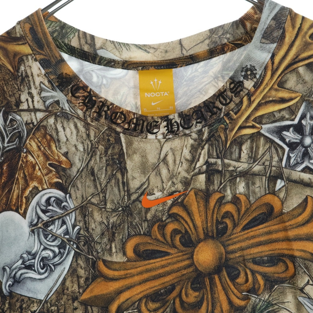 CHROME HEARTS(クロムハーツ) ×NIKE×NOCTA DRAKE HJ6902-902 ナイキ ノクタ ドレイク クルーネック半袖Tシャツ カットソー マルチカラー