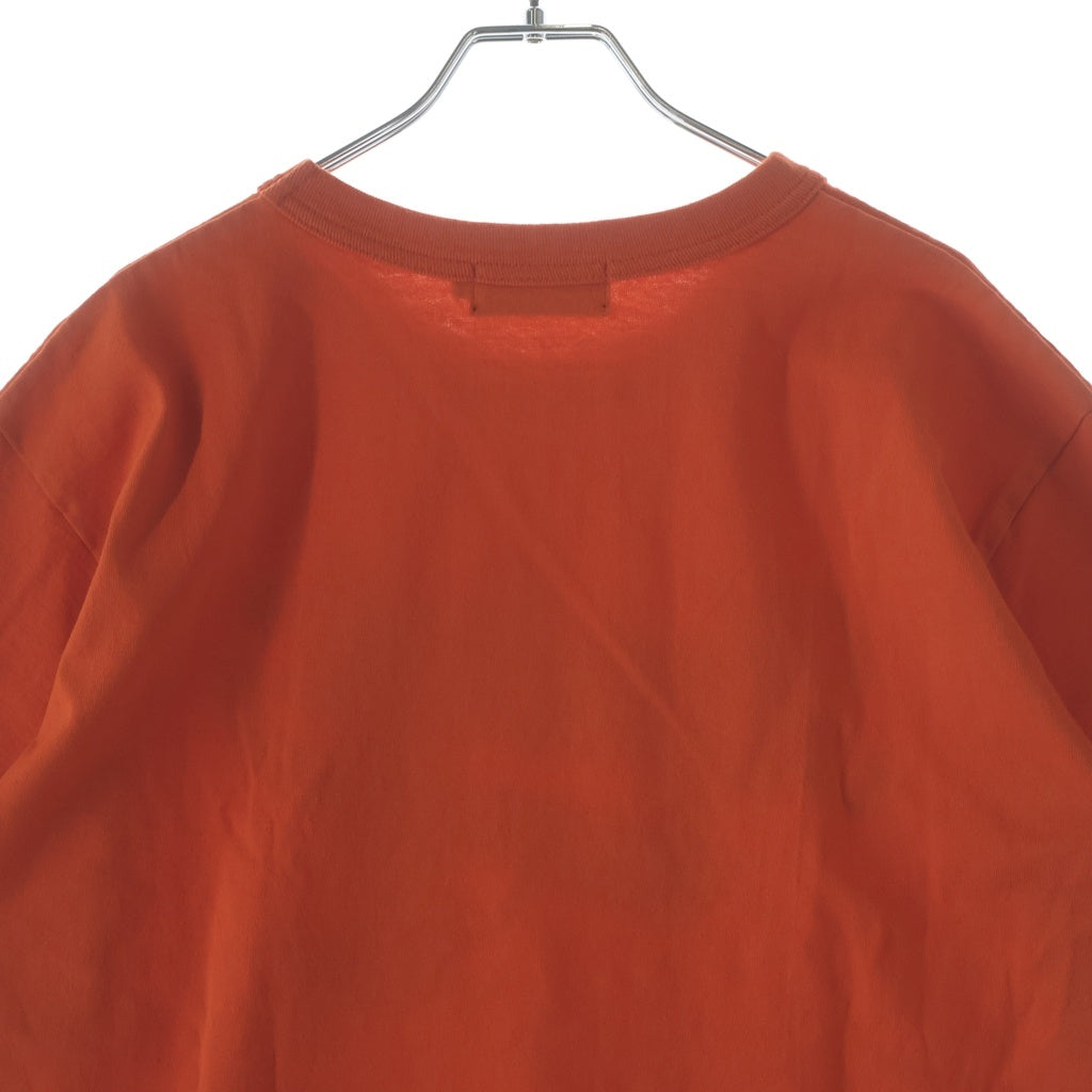 HYSTERIC GLAMOUR(ヒステリックグラマー) 25SS LEAGUE ロゴプリント 半袖Tシャツカットソー 02251CT08 オレンジ 02251CT08