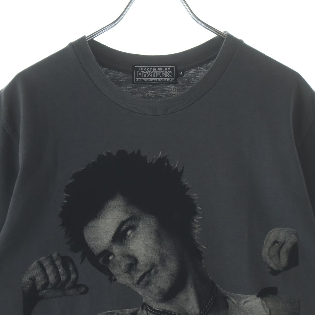 HYSTERIC GLAMOUR(ヒステリックグラマー) DENNIS MORRIS/SID JULY'77 半袖Tシャツカットソー 02251CT16 グレー 02251CT16