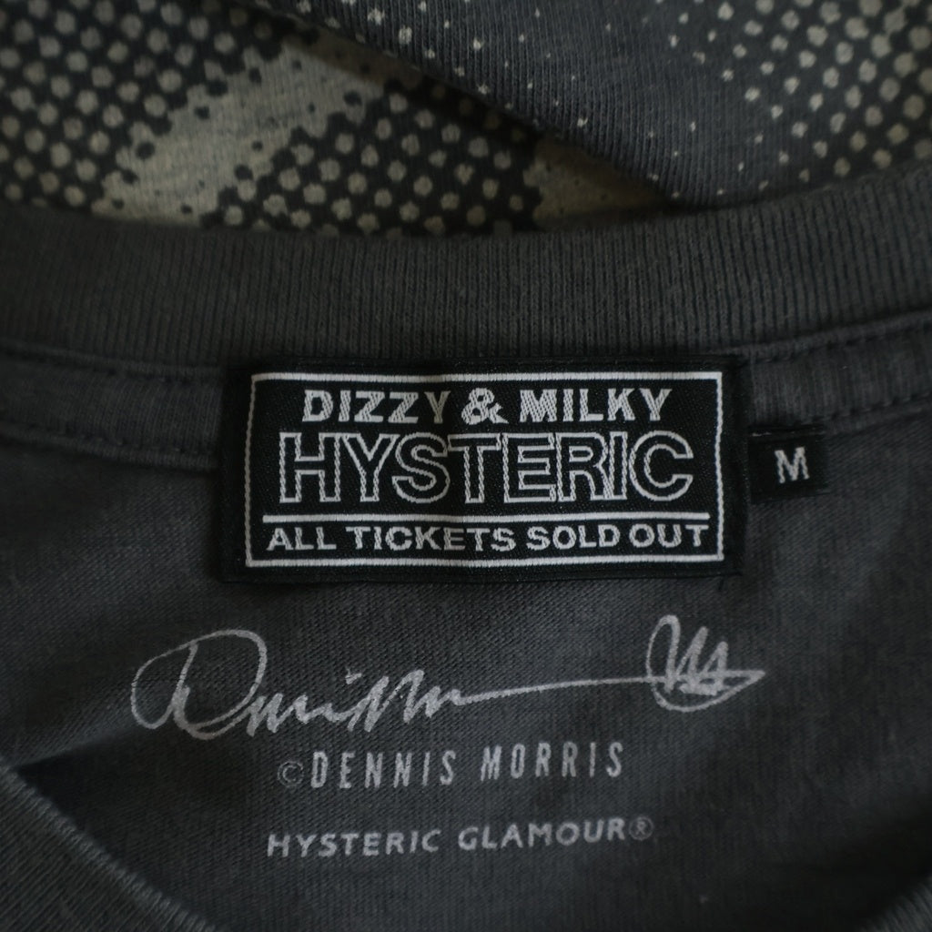 HYSTERIC GLAMOUR(ヒステリックグラマー) DENNIS MORRIS/SID JULY'77 半袖Tシャツカットソー 02251CT16 グレー 02251CT16