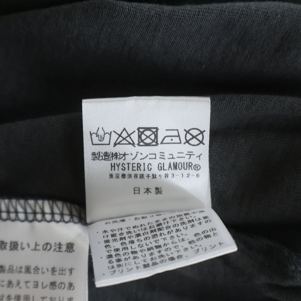 HYSTERIC GLAMOUR(ヒステリックグラマー) DENNIS MORRIS/SID JULY'77 半袖Tシャツカットソー 02251CT16 グレー 02251CT16