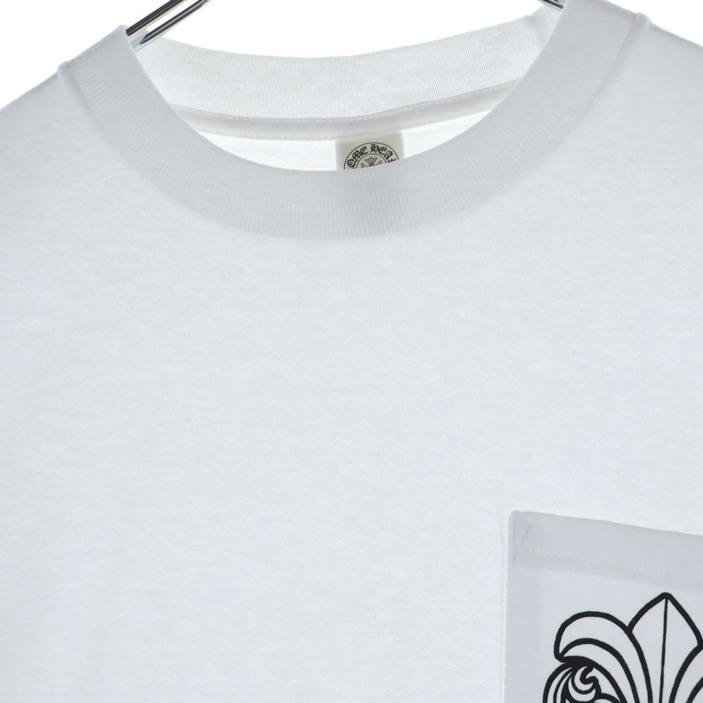 CHROME HEARTS(クロムハーツ) OLD オールド BSフレア Tバープリント半袖Tシャツカットソー ホワイト
