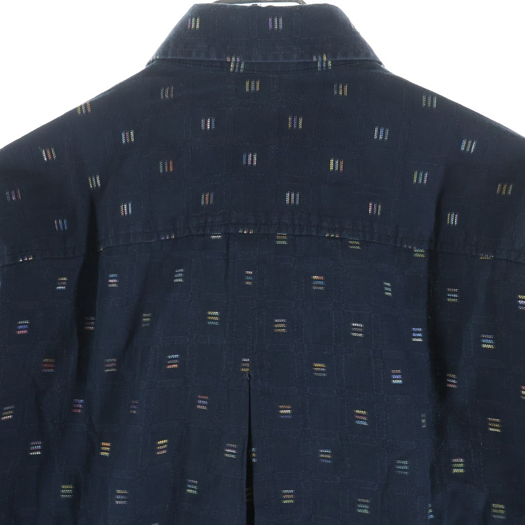 RAF SIMONS(ラフシモンズ) 00SS ARCHIVE アーカイブ チェックパターン 長袖シャツ ネイビー -