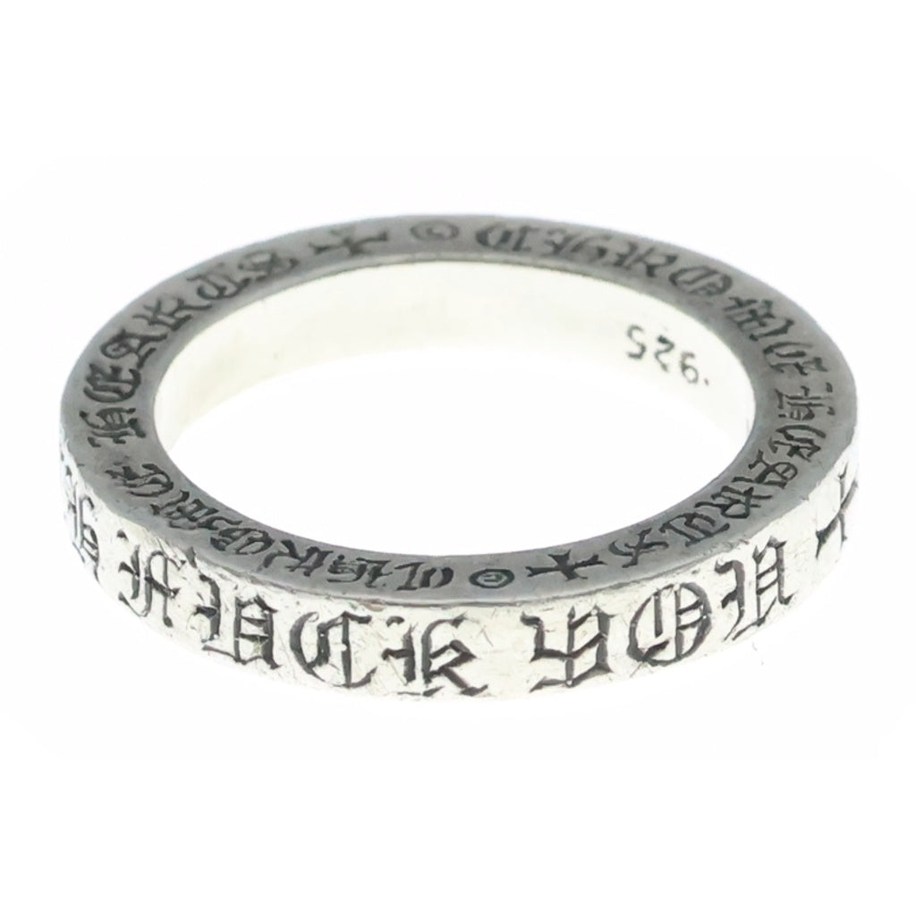 CHROME HEARTS(クロムハーツ) 3mm SPACER FUCKYOU スペーサー ファックユー リング シルバーBCA333 -