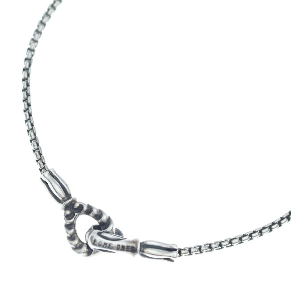 LONE ONES(ロンワンズ) Mating Flight Necklace メイティングフライト フック ボックス チェーン 20inch シルバー MFNH-0002S