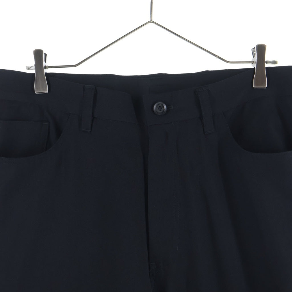 Yohji Yamamoto POUR HOMME(ヨウジヤマモト プールオム) 04AW REPLICA 復刻 スラックスパンツ ブラック HC-P88-537