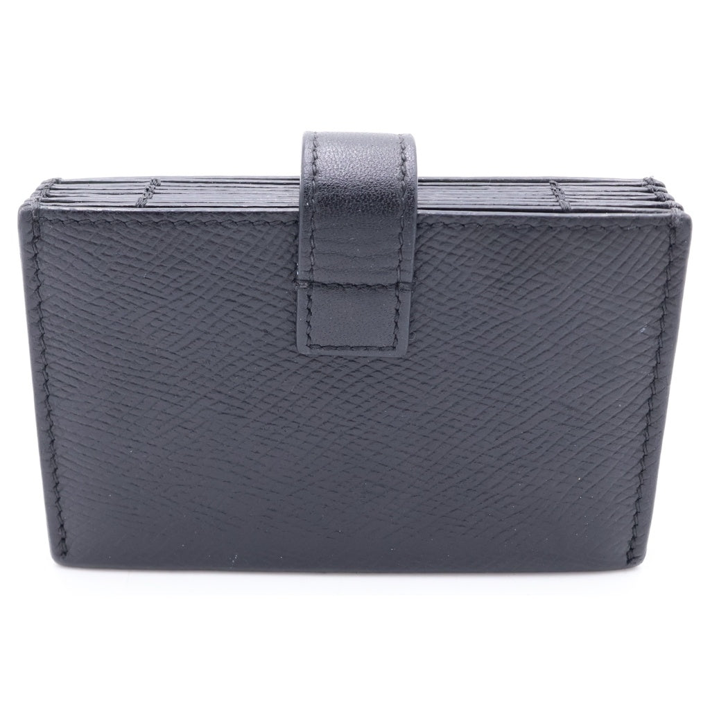 CELINE(セリーヌ) Accordeon Card holder In Grained Calfskin アコーデオン カードホルダー グレインドカーフスキン ブラック 10B693BFP.38NO レディース