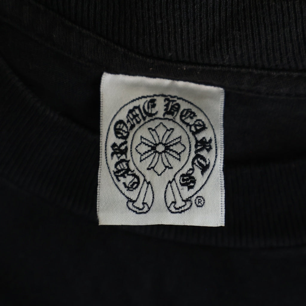 CHROME HEARTS(クロムハーツ) OLD SCRL LABEL オールド スクロールラベル CHプラス 長袖カットソー ブラック