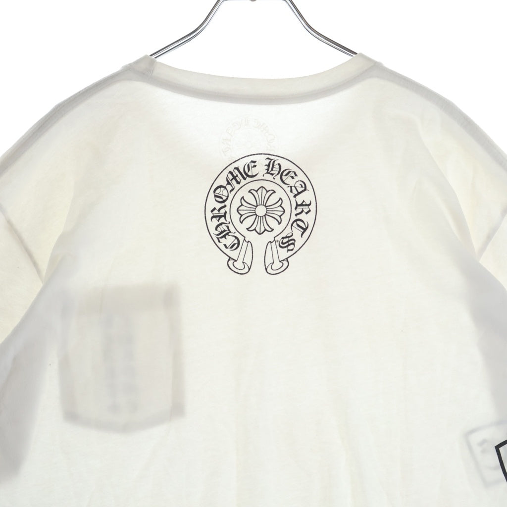 CHROME HEARTS(クロムハーツ) CH S/S TBAR 英字ロゴ Tバープリント 半袖Tシャツカットソー ホワイト -