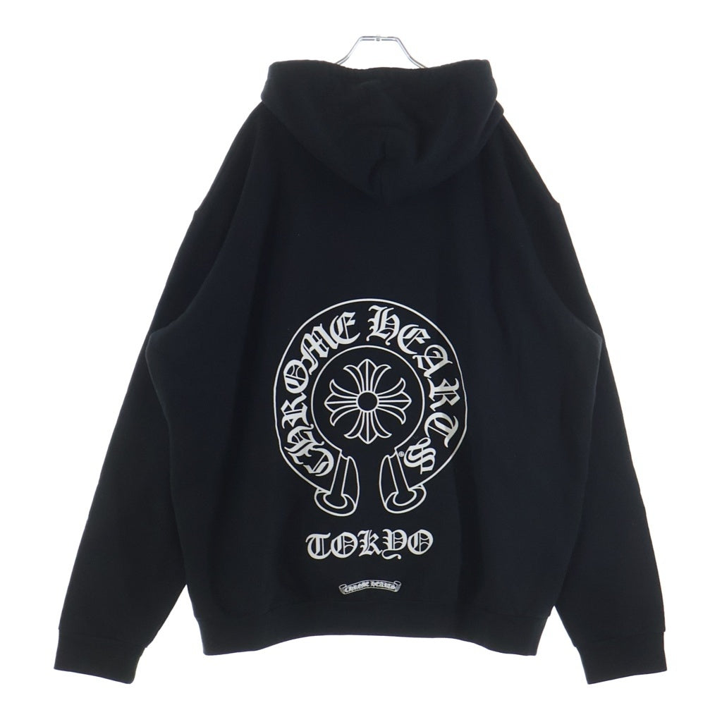 CHROME HEARTS(クロムハーツ) SWTSHRT HD PLVR LTD TOKYO 東京限定 ホースシュープリント プルオーバーパーカー フーディー ブラック -