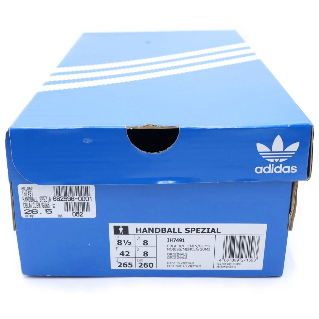 adidas(アディダス) HANDBALL SPEZIAL ローカットスニーカー ブラック/ブルー IH7491 US8.5/26.5cm