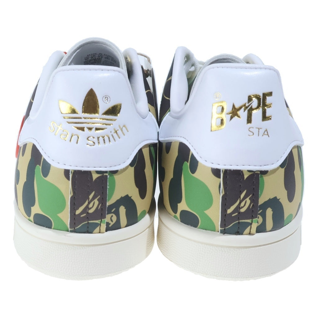 adidas(アディダス) ×STAN SMITH ABC CAMO ア ベイシングエイプ スタンスミス カモ柄 ローカットスニーカー マルチ US10/28cm IG8949