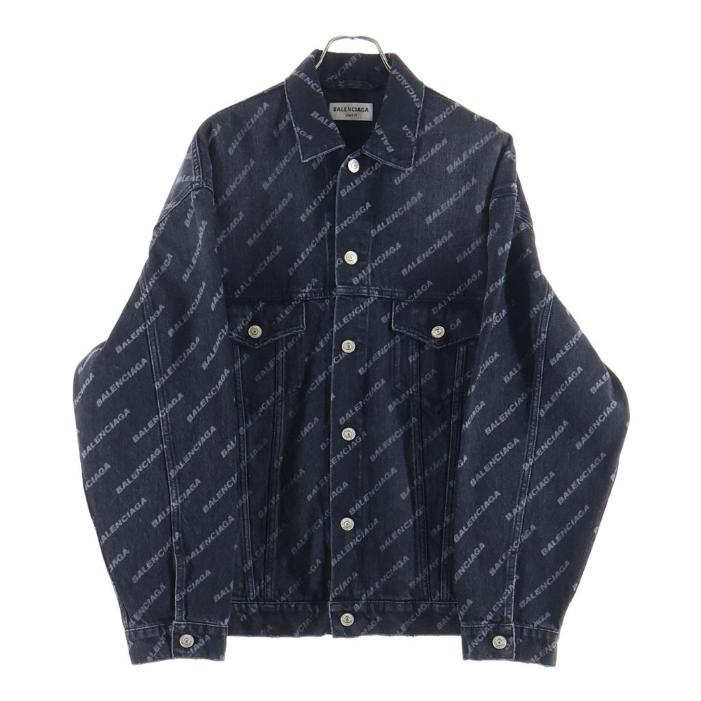 BALENCIAGA(バレンシアガ) 22AW BB Monogram Denim Jacket モノグラム デニムジャケット ブラック 675208