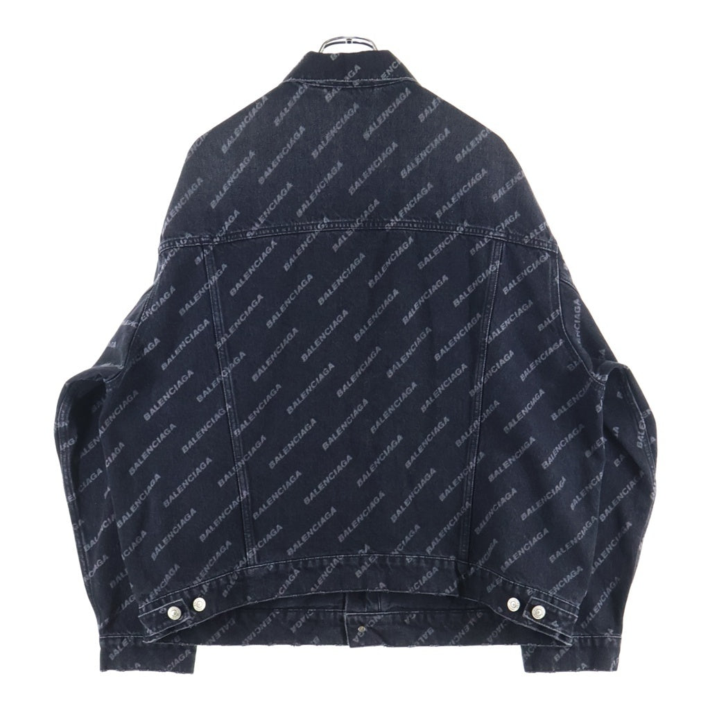 BALENCIAGA(バレンシアガ) 22AW BB Monogram Denim Jacket モノグラム デニムジャケット ブラック 675208