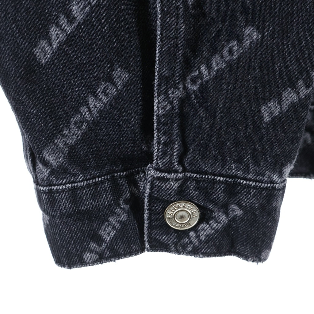 BALENCIAGA(バレンシアガ) 22AW BB Monogram Denim Jacket モノグラム デニムジャケット ブラック 675208