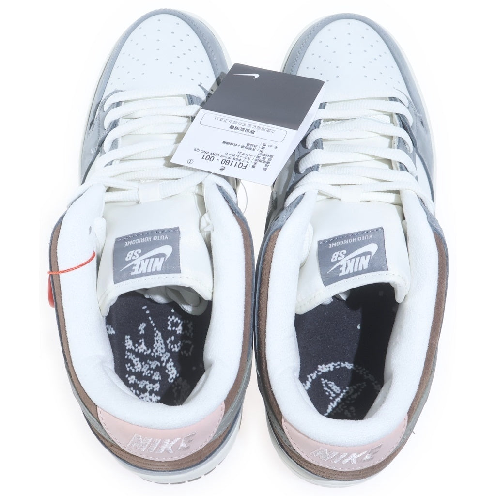 NIKE(ナイキ) ×YUTO HORIGOME DUNK LOW PRO QS FQ1180-001 堀米雄斗 ダンク プロ クイックストライク ローカットスニーカー US9.5/27.5cm ホワイト/グレー
