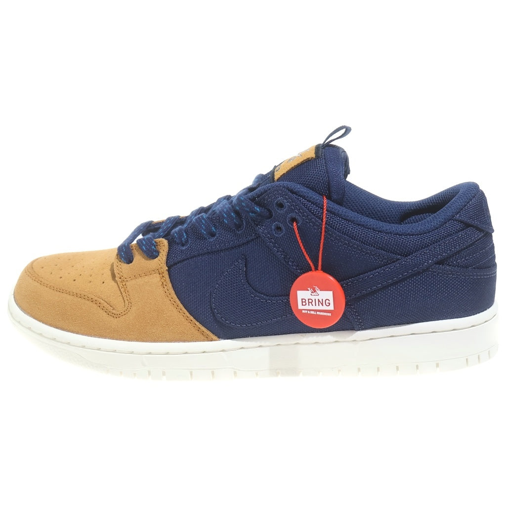 NIKE(ナイキ) DUNK LOW DESERT OCHRE AND MIDNIGHT NAVY ナイキ ダンク ロー ローカットスニーカー US9.5/27.5cm ネイビー DX6775-400