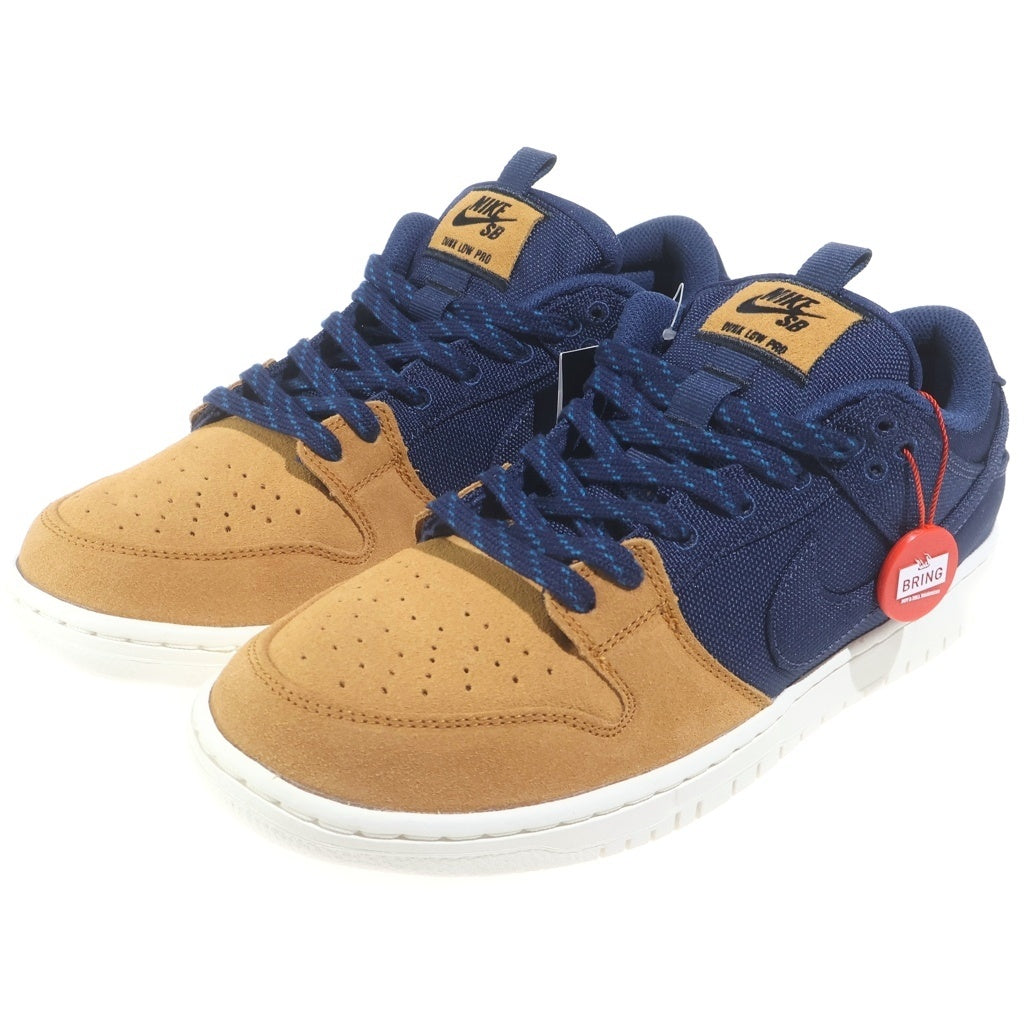 NIKE(ナイキ) DUNK LOW DESERT OCHRE AND MIDNIGHT NAVY ナイキ ダンク ロー ローカットスニーカー US9.5/27.5cm ネイビー DX6775-400