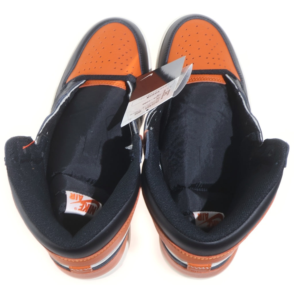 NIKE(ナイキ) AIR JORDAN 1 RETRO HIGH OG SHATTERED BACKBOARD エアジョーダン ハイカットスニーカー US9.5/27.5cm DZ5485-008