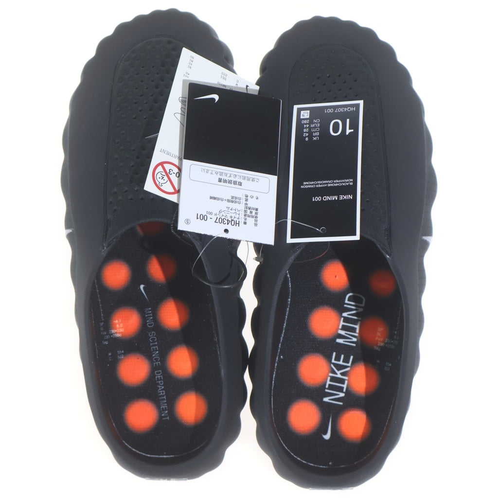 NIKE(ナイキ) MIND 001 HQ4307-001 マインド サンダル ブラック/オレンジ US10/28cm