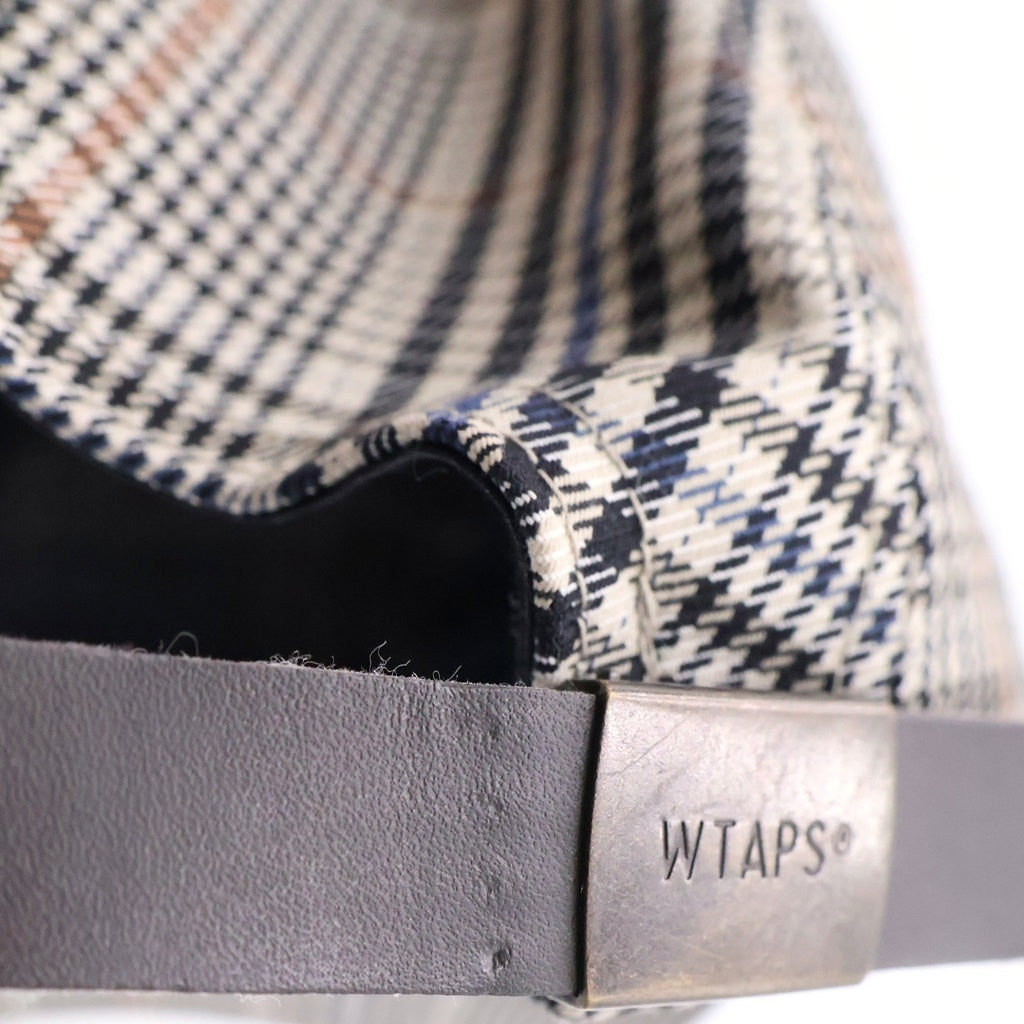 WTAPS(ダブルタップス) Twill Textile Beige Cap チェック柄 キャップ 帽子 ベージュ 242HCDT-HT09