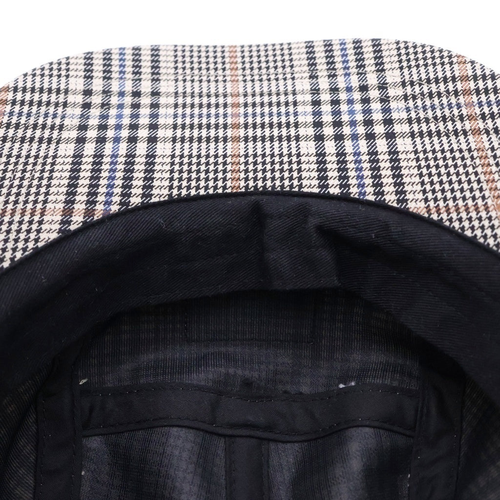 WTAPS(ダブルタップス) Twill Textile Beige Cap チェック柄 キャップ 帽子 ベージュ 242HCDT-HT09