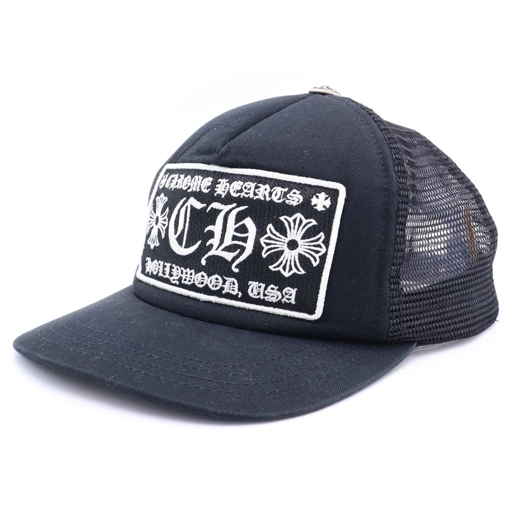 CHROME HEARTS(クロムハーツ) TRUCKER CAP CHパッチ メッシュ トラッカーキャップ 帽子 ブラック