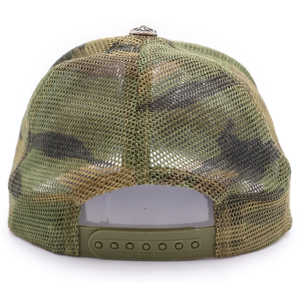 CHROME HEARTS(クロムハーツ) OLD TRUCKER CAP オールド クロスボール メッシュキャップ カモフラ