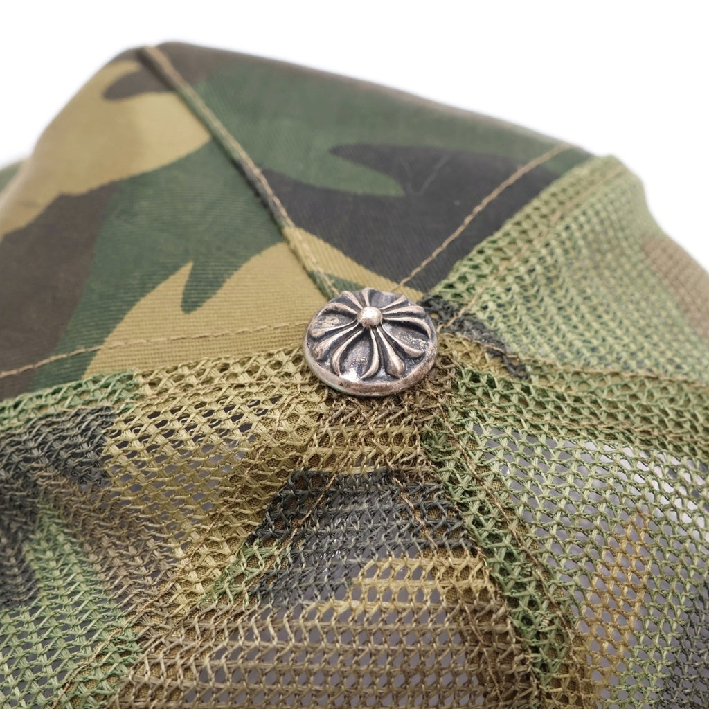 CHROME HEARTS(クロムハーツ) OLD TRUCKER CAP オールド クロスボール メッシュキャップ カモフラ