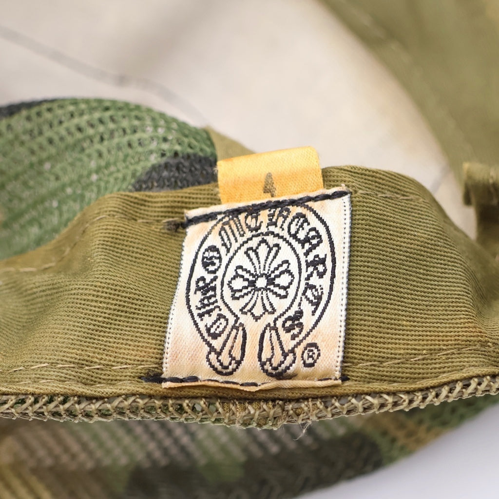 CHROME HEARTS(クロムハーツ) OLD TRUCKER CAP オールド クロスボール メッシュキャップ カモフラ