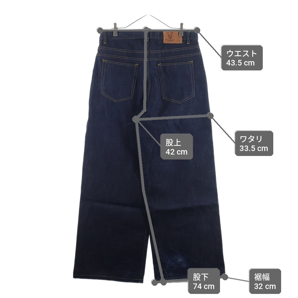 NO/FAITH STUDIOS(ノーフェイスストゥディオス) RAW DENIM JAPANESE LOOSE FIT ルーズフィット デニムパンツ インディゴ RDJLF