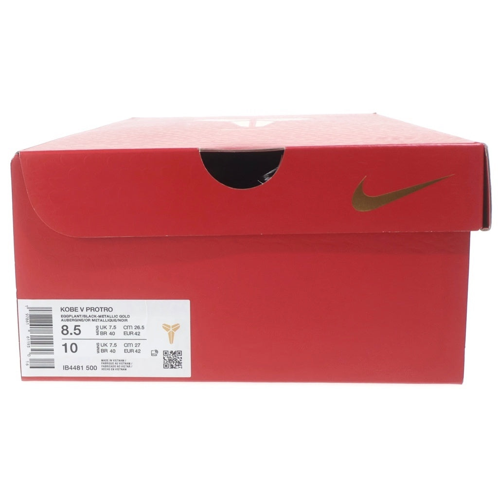 NIKE(ナイキ) KOBE 5 PROTRO Year of the Mamba コービー5 プロトロ イヤーオブザマンバ ローカットスニーカー ブラック/ゴールド US8.5/26.5cm IB4481-500