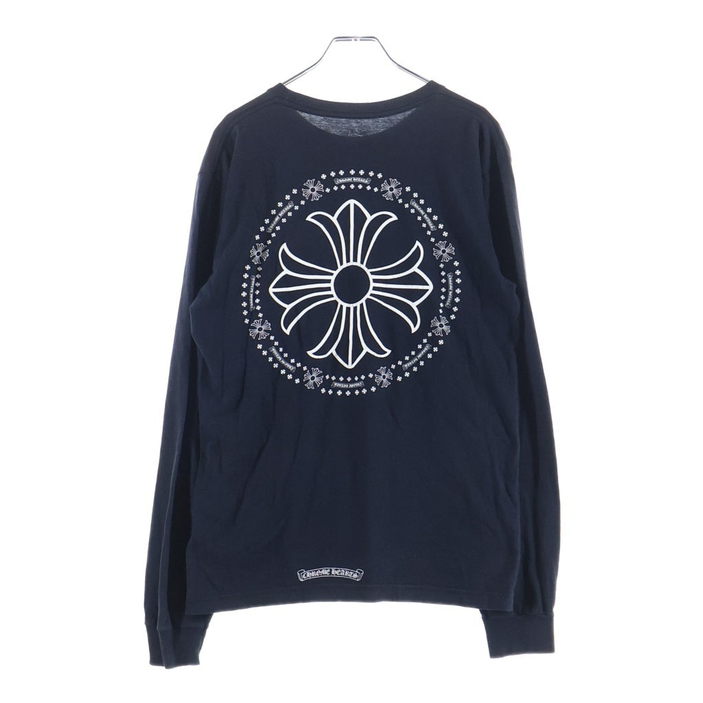 CHROME HEARTS(クロムハーツ) CH Plus Long Sleeve Tee クロムハーツ CHプラス 胸ポケット ロングスリーブTシャツ 長袖カットソー ブラック