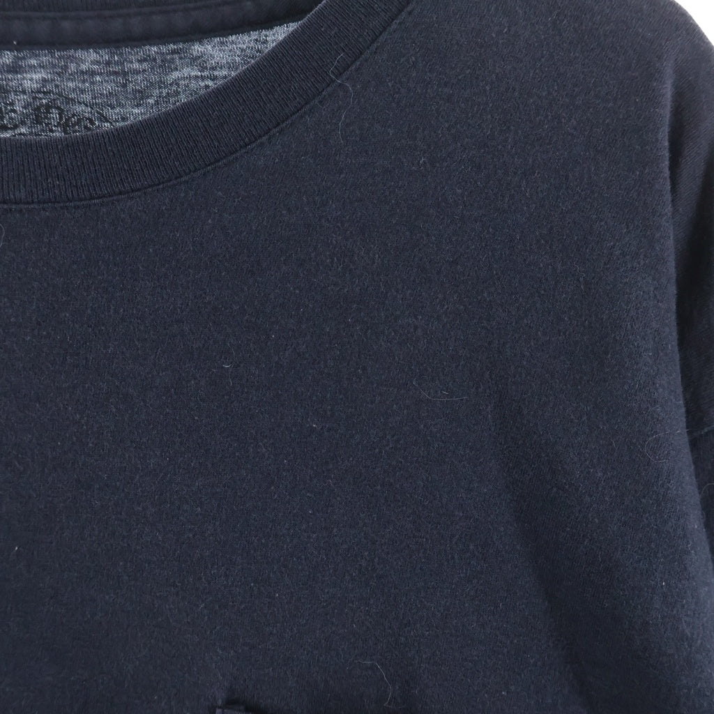 CHROME HEARTS(クロムハーツ) CH Plus Long Sleeve Tee クロムハーツ CHプラス 胸ポケット ロングスリーブTシャツ 長袖カットソー ブラック