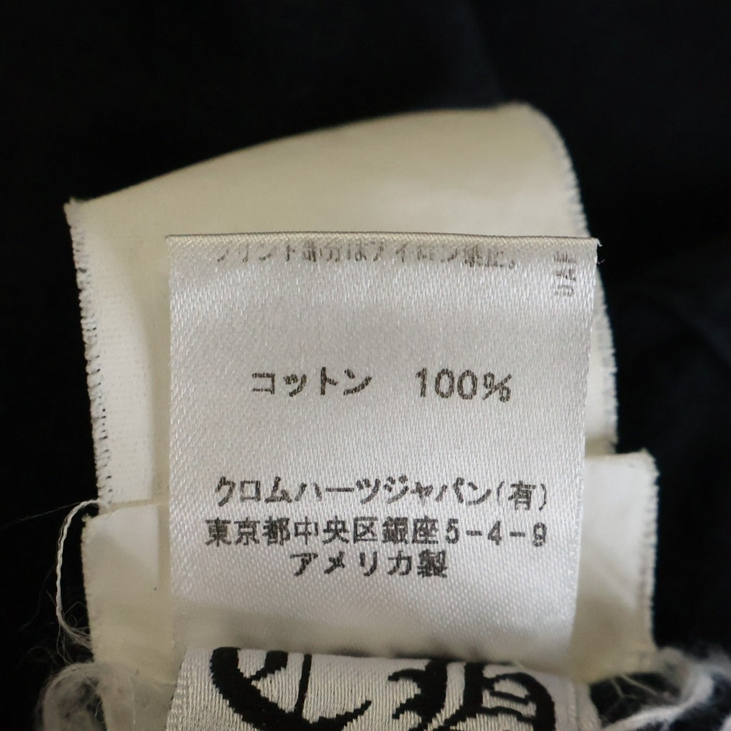 CHROME HEARTS(クロムハーツ) CH Plus Long Sleeve Tee クロムハーツ CHプラス 胸ポケット ロングスリーブTシャツ 長袖カットソー ブラック