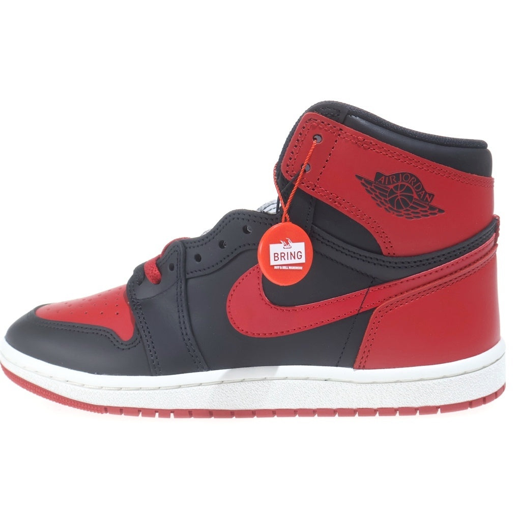 NIKE(ナイキ) AIR JORDAN HIGH BRED エアジョーダン 1 85 ブレッド ハイカットスニーカー ブラック/レッド US9/27cm HV6674-067